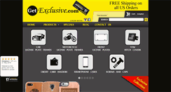 Desktop Screenshot of getexclusive.com